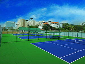 Thi công sân tennis – 03 sân tennis Nhà Văn Hóa Phụ Nữ Q7