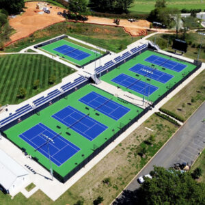 Thi công sân tennis 9 lớp Novamaster 30% hạt cao su trên nền bê tông nhựa (MS:  NOVA9-N)