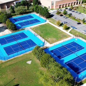Thi công sân tennis 7 lớp Novamaster 30% hạt cao su trên nền bê tông nhựa (MS:  NOVA7-N)