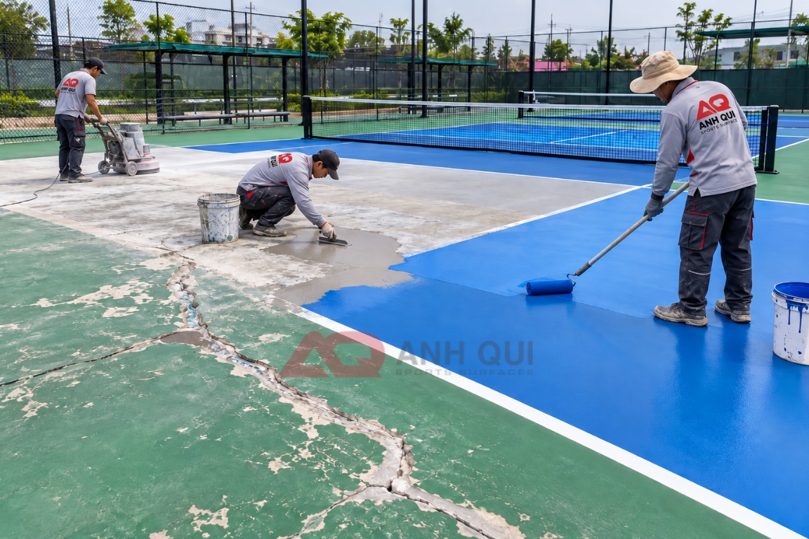 SỬA SÂN PICKLEBALL